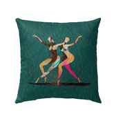 Athletic Women s Dance Performance Outdoor Pillow - Beyond T-shirts