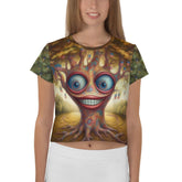 Autonomy Expressions All-Over Print Crop Tee - Beyond T-shirts