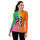 Balletic Drama Attire Women's Rash Guard front view