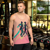 Men's Balletic Flourishes Attire Tank Top showing elegant design and comfortable fit.