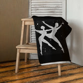 Elegant Balletic Poise Attire Towel displayed on a serene bathroom counter.