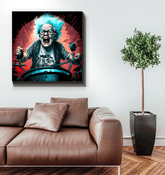 Beats of wisdom echo wrapped canvas - Beyond T-shirts