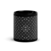 Carbon Organic Texture Black Glossy Mug