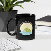 Your Smile Is Like The Sunshine Black Glossy Mug