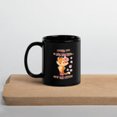 Loving You Is Like Breathing Black Glossy Mug