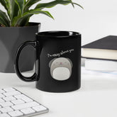 I’m Crazy About You Black Glossy Mug