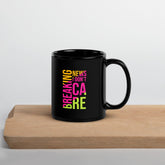 Cinematic Typography Sips Black Glossy Mug - Beyond T-shirts