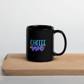 Vintage Letterforms Black Glossy Mug - Beyond T-shirts
