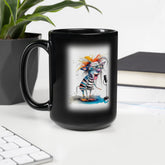 Ukulele’s Uplifting Utopia Black Mug