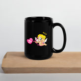 Be Mine Black Glossy Mug