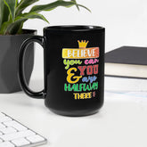 Black Beauty Typography Mug - Beyond T-shirts