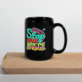 Intricate Typography Art Mug - Beyond T-shirts