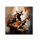 Bluesy Bliss Wrapped Canvas - Beyond T-shirts