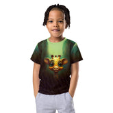 CB3-22 Kids Crew Neck T-Shirt Front View.