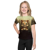 CB3-27 kids crew neck t-shirt front view.