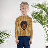 CB3-36 Kids Rash Guard in action at the beach.