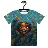 CB3-39 Kids Crew Neck T-Shirt - Front View.