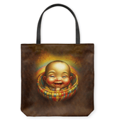 Close-up of CB3-44 Basketweave Tote Bag highlighting its intricate weaving detail.