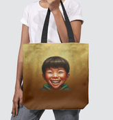 CB3-47 Basketweave Tote Bag showcasing intricate weaving detail.