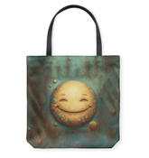 Close-up view of CB3-55 Basketweave Tote Bag detailing the intricate weaving.