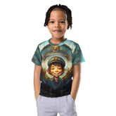 CB5-15 Kids Crew Neck T-Shirt in Blue