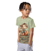 CB6-18 Kids Crew Neck T-Shirt Front View