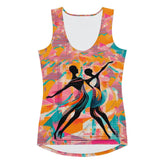 Elegant Classic Balletic Style Tank Top with Sublimation Design