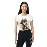 Coloring Canvas All-Over Print Crop Tee - Beyond T-shirts