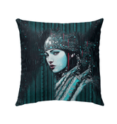 Coloring Creations III Outdoor Pillow - Front View