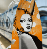 Artistic print laundry bag from Creative Curiosities.