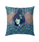 Drawing Dynamics III Outdoor Pillow - Front View