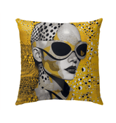 Drawn Dimensions II Outdoor Pillow - Beyond T-shirts