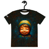 Dreamscape Innocence kids crew neck t-shirt with portrait design.