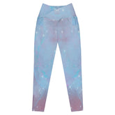 Dreamy Gazes Crossover Leggings - Front View