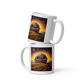 Eagles Flight White Glossy Mug - Beyond T-shirts