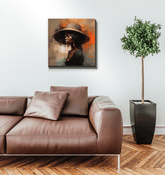 Eclectic Harmonies abstract canvas art.