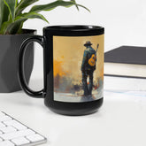 Electric Euphoria Black Glossy Mug - Beyond T-shirts
