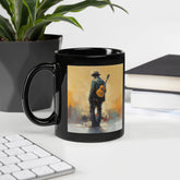 Electric Euphoria Black Glossy Mug - Beyond T-shirts