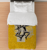 Enraptured Women's Dance Style Duvet Cover in elegant bedroom setting.