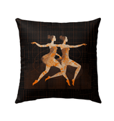 Fierce Feminine Dance Attire Outdoor Pillow - Beyond T-shirts