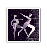 Fierce Feminine Dance Moves Wrapped Canvas - Beyond T-shirts