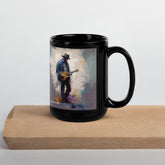 Fingerstyle Fusion Black Glossy Mug - Beyond T-shirts