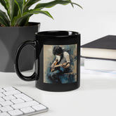 Fretboard Fusion Black Glossy Mug - Beyond T-shirts