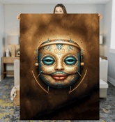 Fusion of Fire and Ice Sherpa Blanket - Beyond T-shirts