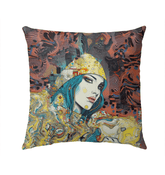 Graphic Greatness II Outdoor Pillow - Front View