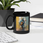 Guitar Groove Black Glossy Mug - Beyond T-shirts
