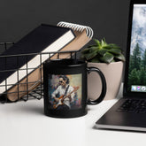 Guitar Legend Black Glossy Mug - Beyond T-shirts