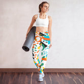 Hand Painted Yoga Leggings - Beyond T-shirts