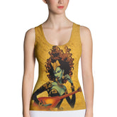 Harmonies Bring Peace Sublimation Cut Sew Tank Top Front View