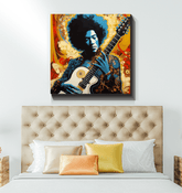 Harmonies Resonate canvas showing intertwined hearts design.